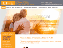 Tablet Screenshot of lifefinancialplanners.com